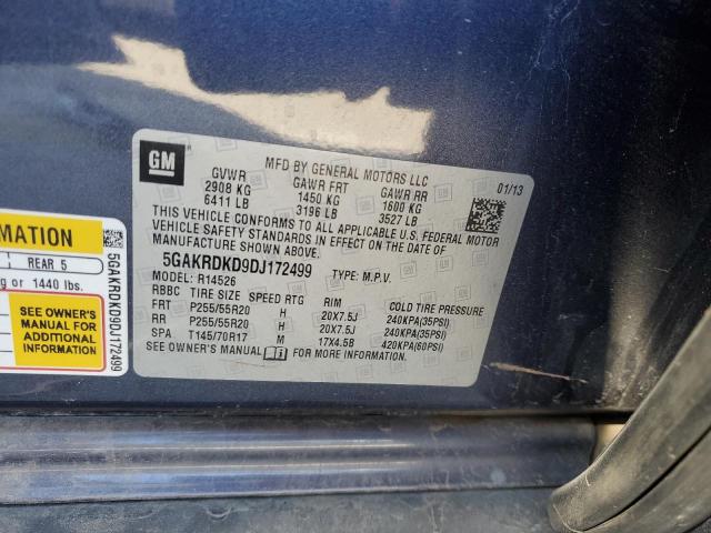 Photo 14 from auction – 2013 BUICK ENCLAVE with VIN 5GAKRDKD9DJ172499