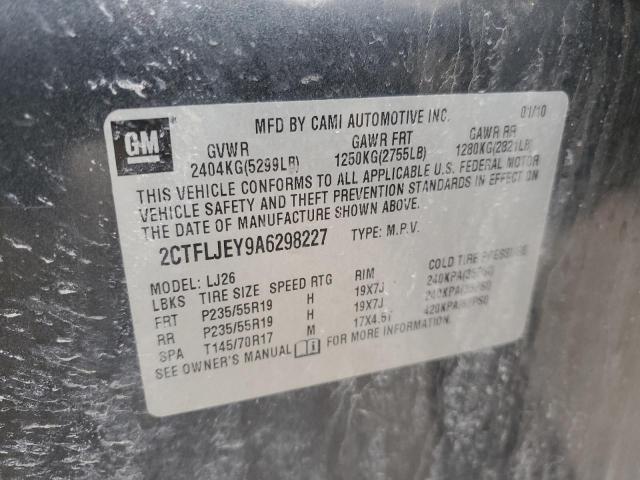 Снимка 14 от търг – 2010 GMC TERRAIN SL с VIN 2CTFLJEY9A6298227