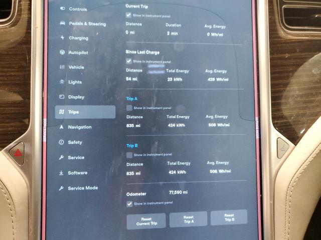 Снимка 9 от търг – 2015 TESLA MODEL S 85 с VIN 5YJSA1H29FF081527