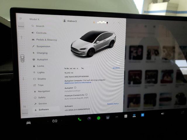 Photo 9 from auction – 2023 TESLA MODEL X with VIN 7SAXCBE52PF408066