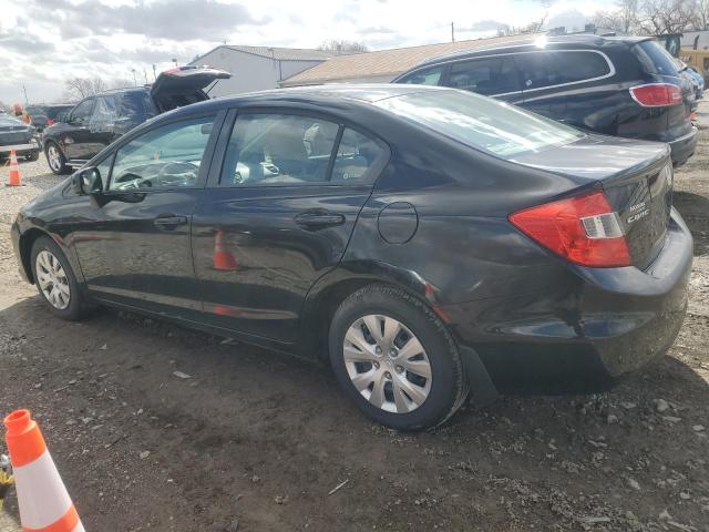Photo 2 from auction – 2012 HONDA CIVIC LX with VIN 19XFB2F58CE075351