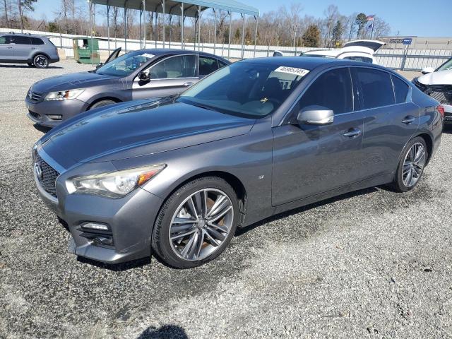 INFINITI Q50 BASE 2014 with VIN JN1BV7AR4EM699801 - Photo from auction