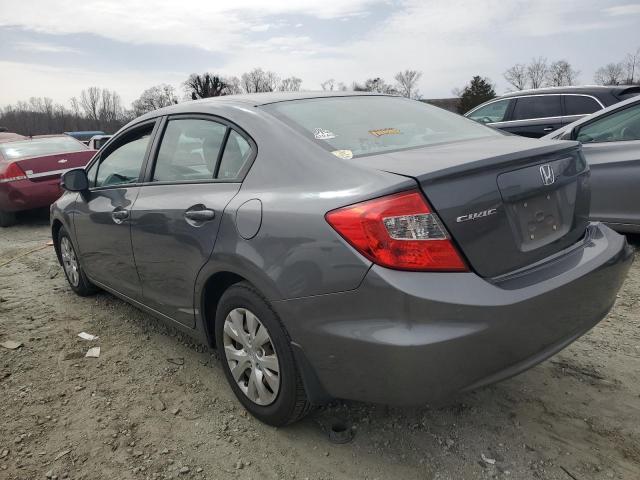 Photo 2 from auction – 2012 HONDA CIVIC LX with VIN 2HGFB2F58CH572180