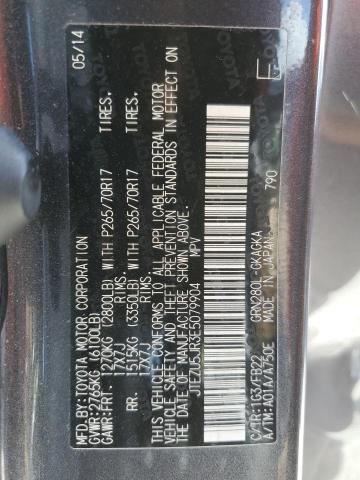 Photo 14 from auction – 2014 TOYOTA 4RUNNER SR with VIN JTEZU5JR3E5079904