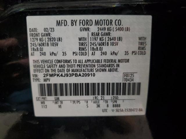 Zdjęcie 14 z aukcji – 2023 FORD EDGE SEL z VIN 2FMPK4J93PBA20910
