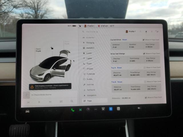 Photo 9 from auction – 2019 TESLA MODEL 3 with VIN 5YJ3E1EB5KF437446