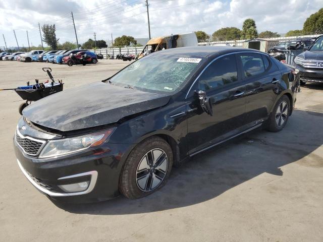 KIA OPTIMA HYB 2013 with VIN KNAGM4AD6D5043856 - Photo from auction