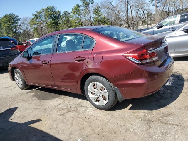 Photo 2 from auction – 2013 HONDA CIVIC LX with VIN 2HGFB2F56DH583261