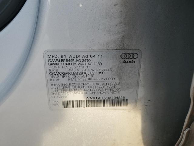 صورة رقم 14 من المزاد - 2011 AUDI Q5 PREMIUM مع VIN WA1LFAFP2BA104826