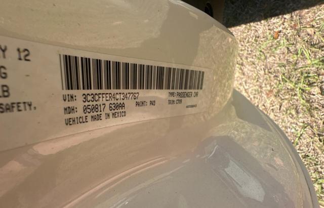 Photo 10 from auction – 2012 FIAT 500 LOUNGE with VIN 3C3CFFER4CT347767