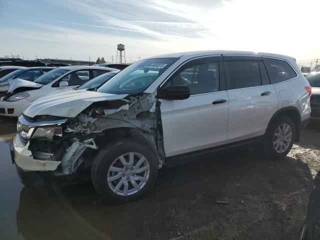 HONDA PILOT LX 2019 with VIN 5FNYF6H19KB053186 - Photo from auction