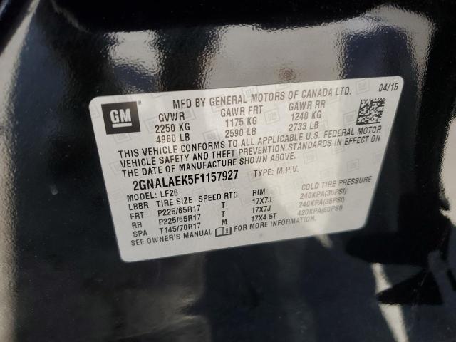 Photo 14 from auction – 2015 CHEVROLET EQUINOX LS with VIN 2GNALAEK5F1157927