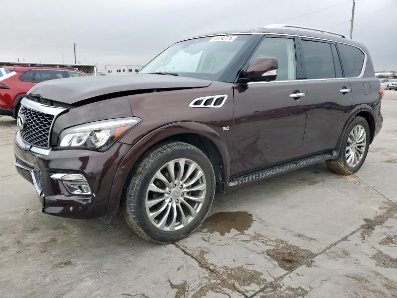 INFINITI QX80 BASE 2017 with VIN JN8AZ2NFXH9642711 - Photo from auction