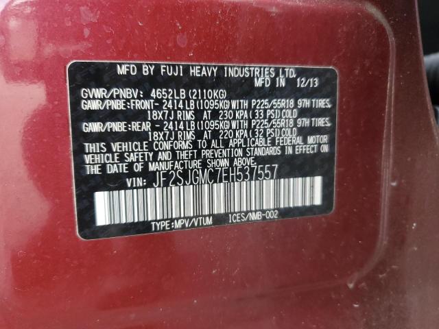 Photo 14 from auction – 2014 SUBARU FORESTER 2 with VIN JF2SJGMC7EH537557