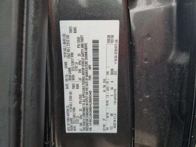 Photo 14 from auction – 2017 FORD ESCAPE SE with VIN 1FMCU9G98HUB89345