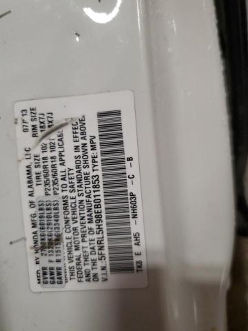 Photo 14 from auction – 2014 HONDA ODYSSEY TO with VIN 5FNRL5H98EB011853