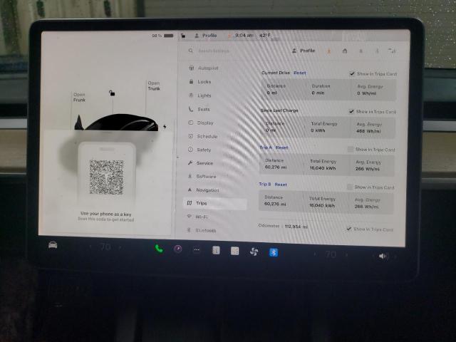 Снимка 9 от търг – 2022 TESLA MODEL 3 с VIN 5YJ3E1EA8NF286128