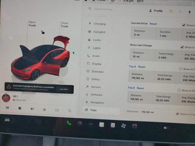 Photo 9 from auction – 2023 TESLA MODEL 3 with VIN 5YJ3E1EA8PF456264