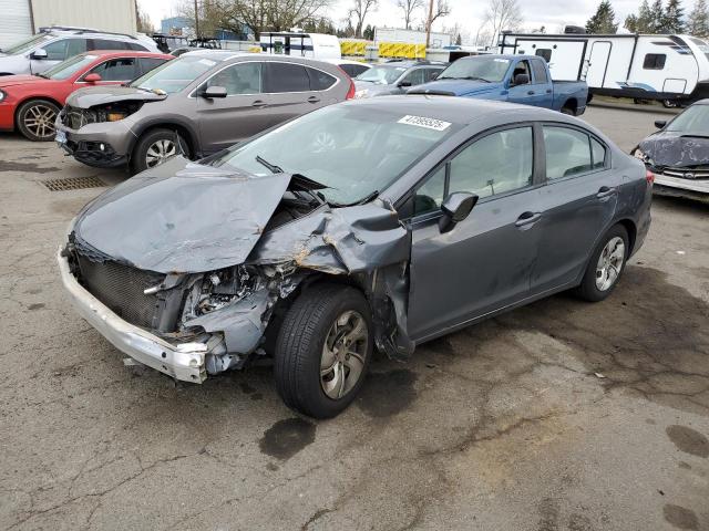 HONDA CIVIC LX 2013 with VIN 19XFB2F5XDE226014 - Photo from auction