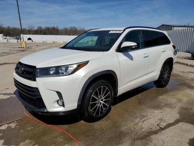 TOYOTA HIGHLANDER 2018 with VIN 5TDKZRFH9JS530546 - Photo from auction