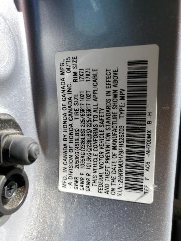 Photo 14 from auction – 2015 HONDA CR-V EXL with VIN 2HKRM3H79FH526203