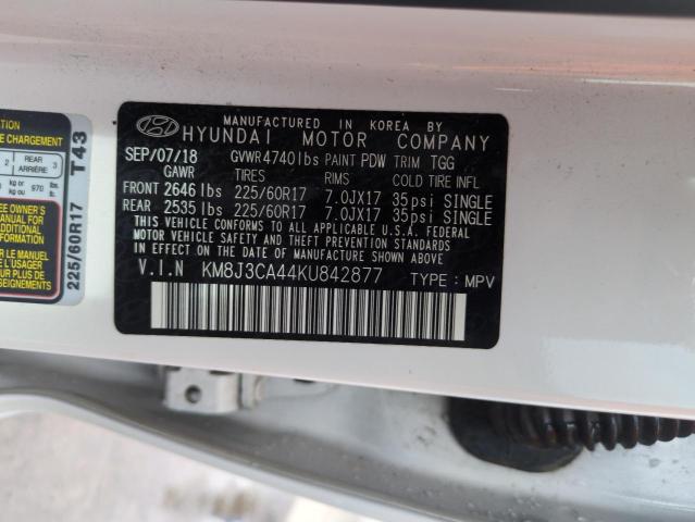 Photo 14 from auction – 2019 HYUNDAI TUCSON LIM with VIN KM8J3CA44KU842877