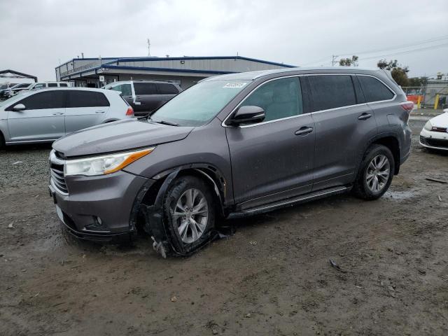 TOYOTA HIGHLANDER 2014 with VIN 5TDJKRFH1ES045761 - Photo from auction