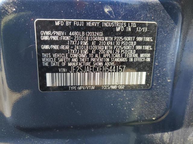 Снимка 14 от търг – 2014 SUBARU FORESTER 2 с VIN JF2SJAECXEH544157