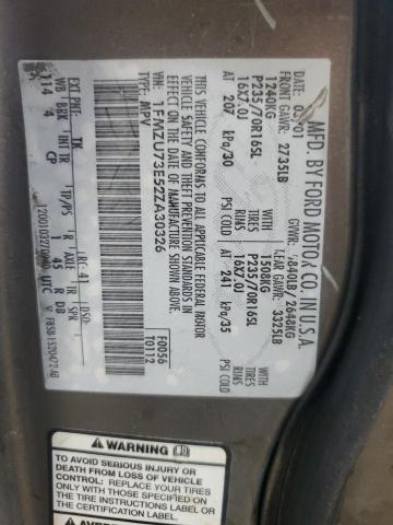 Photo 14 from auction – 2002 FORD EXPLORER X with VIN 1FMZU73E52ZA30326