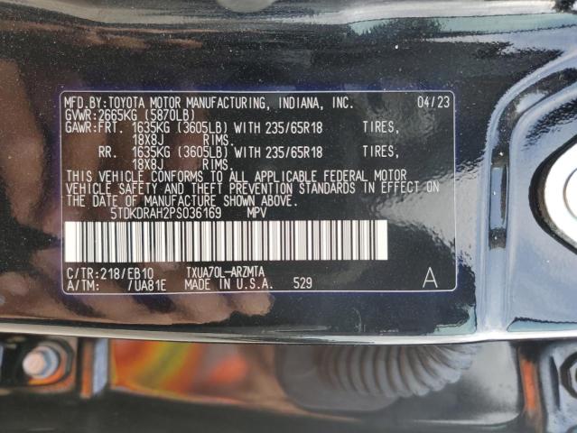 Photo 14 from auction – 2023 TOYOTA HIGHLANDER with VIN 5TDKDRAH2PS036169