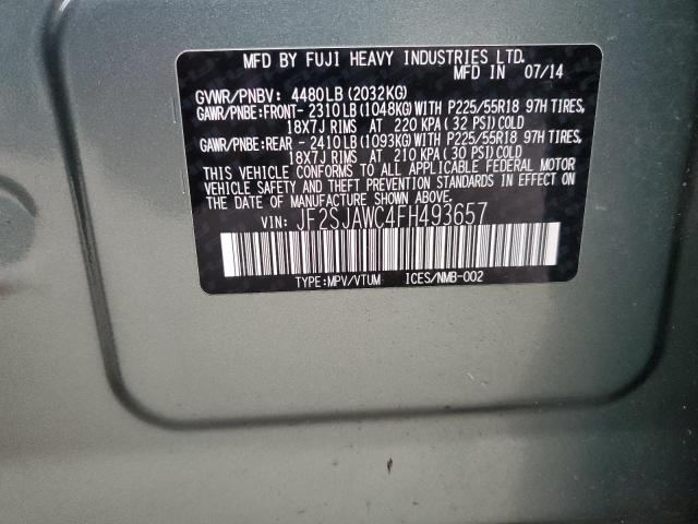 Photo 14 from auction – 2015 SUBARU FORESTER 2 with VIN JF2SJAWC4FH493657