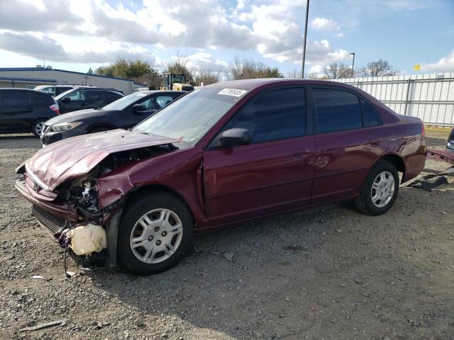 HONDA CIVIC LX 2002 with VIN 2HGES16522H606649 - Photo from auction