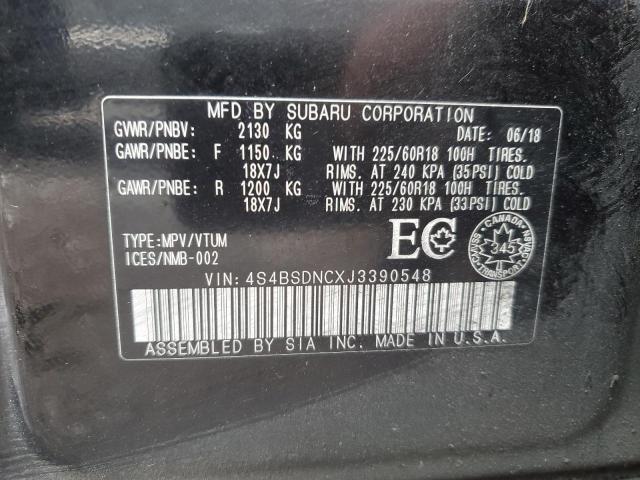 Photo 14 from auction – 2018 SUBARU OUTBACK 2. with VIN 4S4BSDNCXJ3390548