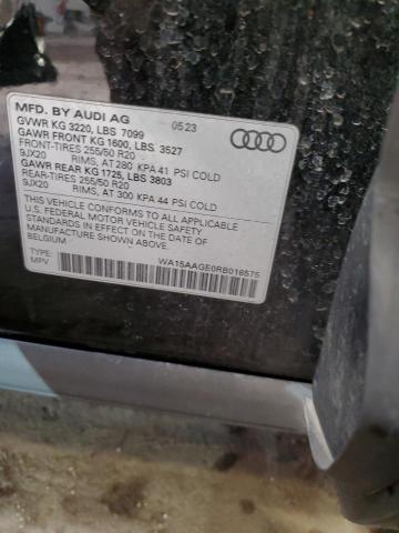 Фото 14 с аукциона – 2024 AUDI Q8 E-TRON с VIN WA15AAGE0RB016575