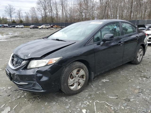 HONDA CIVIC LX 2013 with VIN 2HGFB2F57DH587738 - Photo from auction