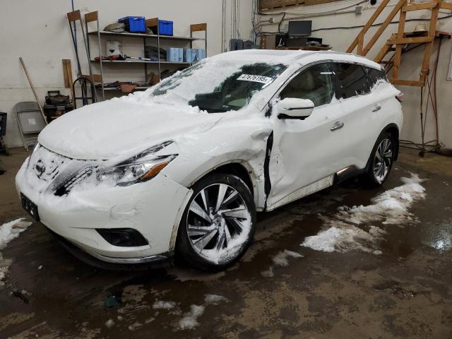 NISSAN MURANO S 2018 with VIN 5N1AZ2MH7JN122425 - Photo from auction