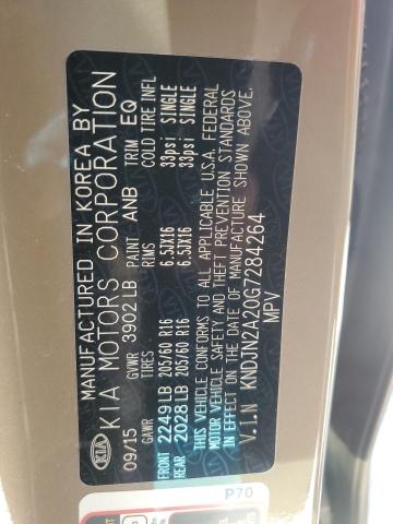Photo 14 from auction – 2016 KIA SOUL with VIN KNDJN2A20G7284264