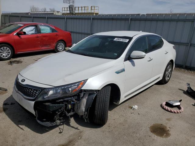 KIA OPTIMA HYBRID 2014 with VIN KNAGM4ADXE5069474 - Photo from auction