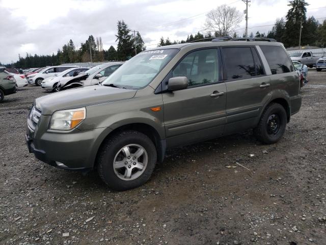 HONDA PILOT EXL 2007 with VIN 2HKYF18557H504922 - Photo from auction