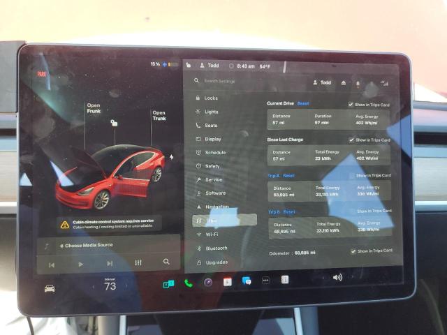Photo 9 from auction – 2019 TESLA MODEL 3 with VIN 5YJ3E1EBXKF413546