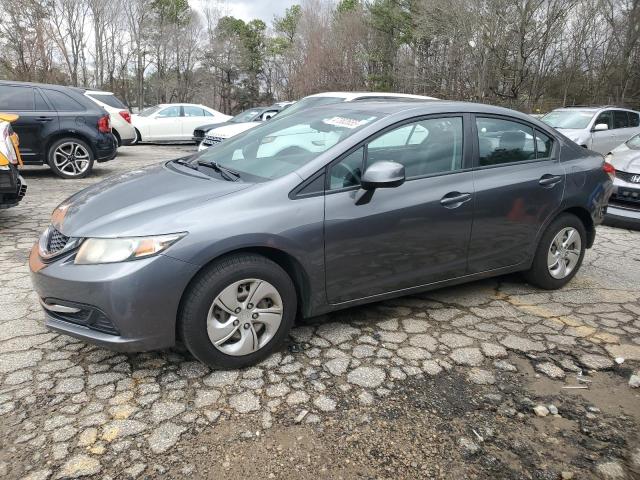 Photo 1 from auction – 2013 HONDA CIVIC LX with VIN 19XFB2F50DE093506