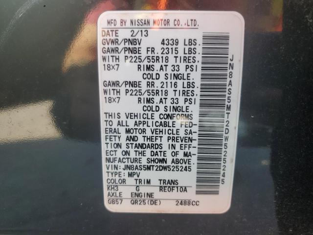 Photo 14 from auction – 2013 NISSAN ROGUE S with VIN JN8AS5MT2DW525245
