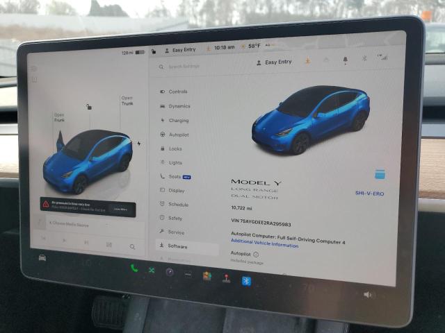 Photo 9 from auction – 2024 TESLA MODEL Y with VIN 7SAYGDEE2RA295983