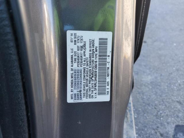 Photo 14 from auction – 2014 HONDA ODYSSEY EX with VIN 5FNRL5H68EB136616