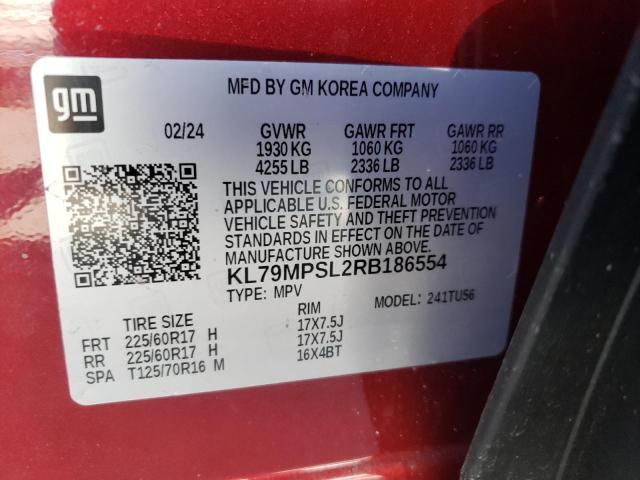 Photo 14 from auction – 2024 CHEVROLET TRAILBLAZE with VIN KL79MPSL2RB186554