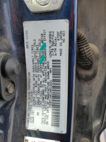 Photo 14 from auction – 2004 TOYOTA 4RUNNER SR with VIN JTEBT14R148010621