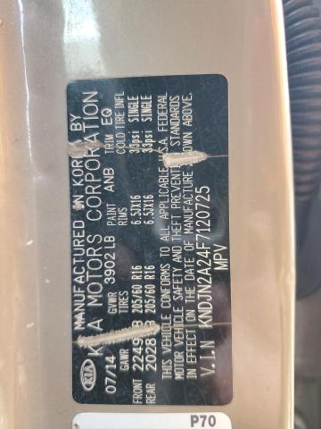 Photo 14 from auction – 2015 KIA SOUL with VIN KNDJN2A24F7120725