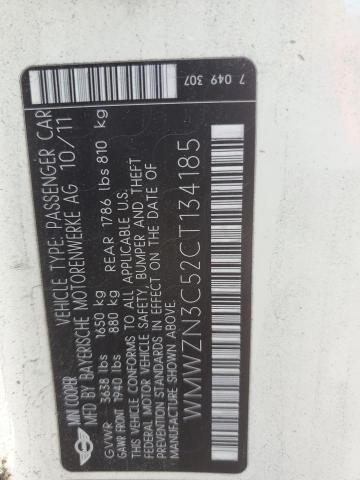 Photo 14 from auction – 2012 MINI COOPER with VIN WMWZN3C52CT134185