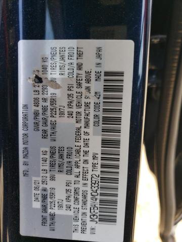 Photo 14 from auction – 2021 MAZDA CX-5 GRAND with VIN JM3KFBAY4M0433972