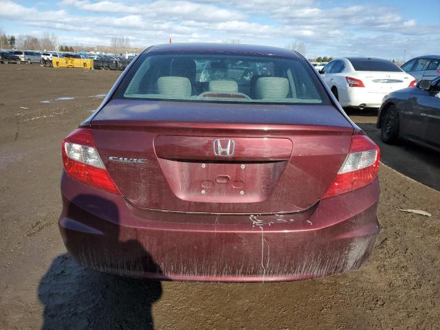 Photo 6 from auction – 2012 HONDA CIVIC LX with VIN 2HGFB2F52CH052332